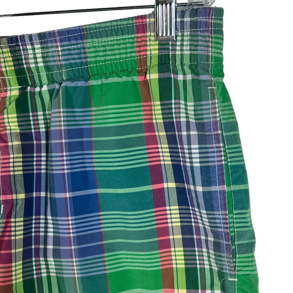 POLO RALPH LAUREN VINTAGE Swimwear Plaid Men’s Trunks Large - Picture 2 of 8